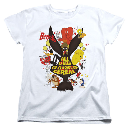 Looney Tunes Cereal Womens T-Shirt