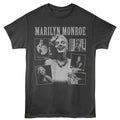 Collage Marilyn Monroe t-shirt in smoke gray