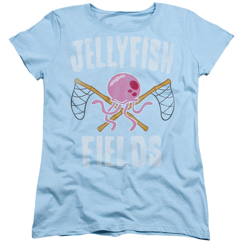 Spongebob Squarepants Jellyfish Fields Womens T-Shirt
