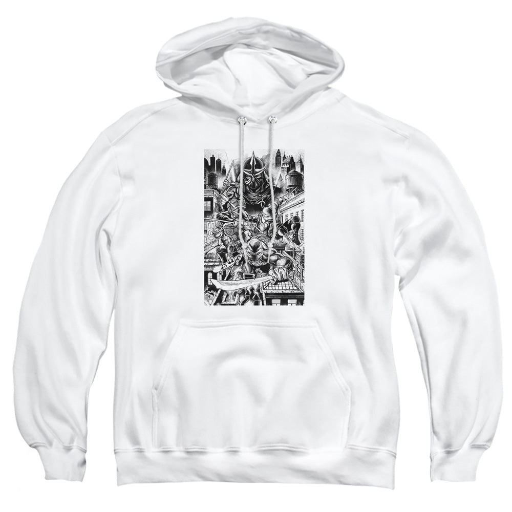 Teenage Mutant Ninja Turtles Take Down Shredder Pullover Hoodie