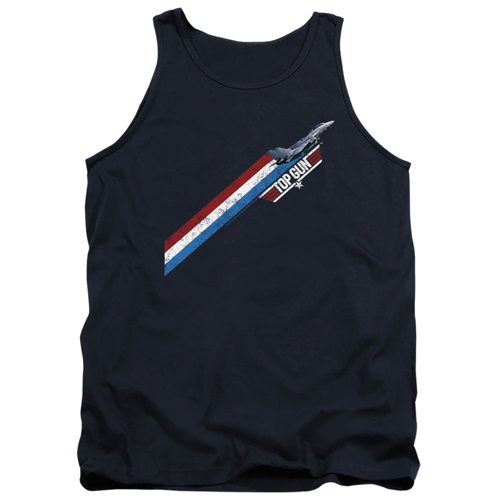 Top Gun Diagonal Stripes Tank Top