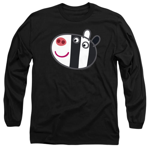 Peppa Pig Zoe Zebra Face Long Sleeve T-Shirt