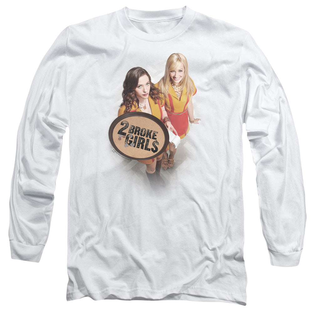 2 Broke Girls Tips Really Long Sleeve T-Shirt