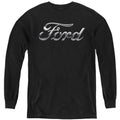 Ford Chrome Ford Logo Youth Long Sleeve T-Shirt