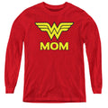 Wonder Woman Wonder Mom Youth Long Sleeve T-Shirt