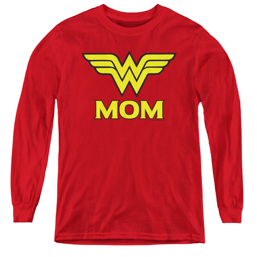 Wonder Woman Wonder Mom Youth Long Sleeve T-Shirt