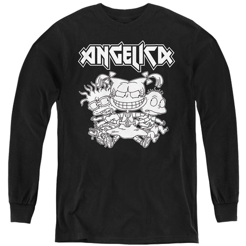 Rugrats Angelica Pickles Rocks Youth Long Sleeve T-Shirt
