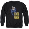 DC Comics I Love Nerds Crewneck Sweatshirt