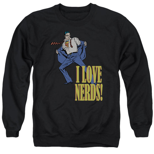 DC Comics I Love Nerds Crewneck Sweatshirt