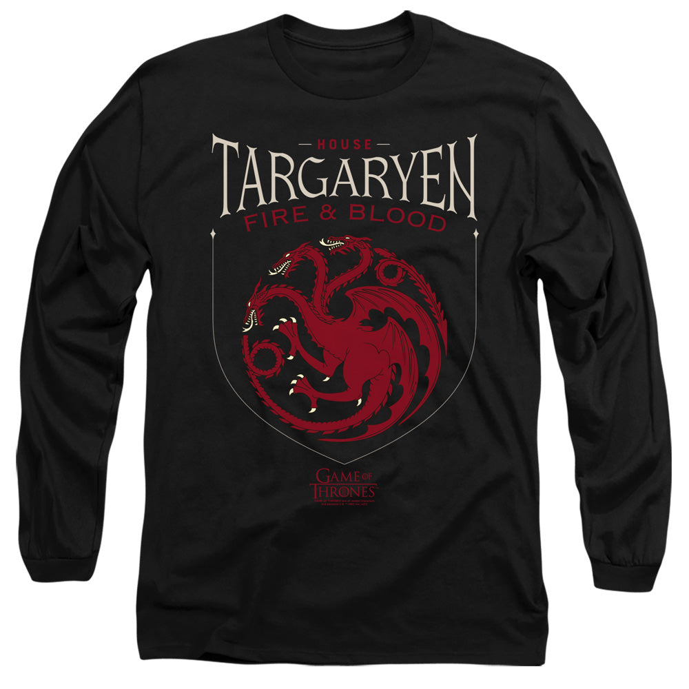 Game of Thrones House Targaryen Sigil Long Sleeve T-Shirt