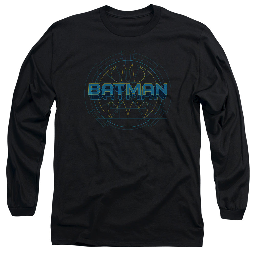 Batman Bat Tech Logo Long Sleeve T-Shirt