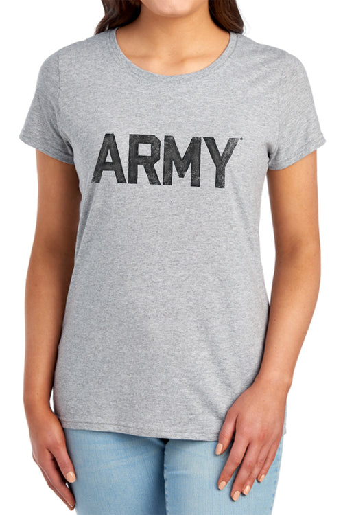 US Army Classic Letters Womens T-Shirt