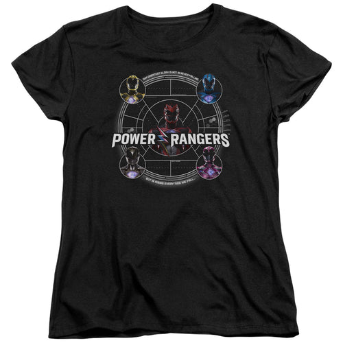 Mighty Morphin Power Rangers: The Movie Greatest Glory Womens T-Shirt