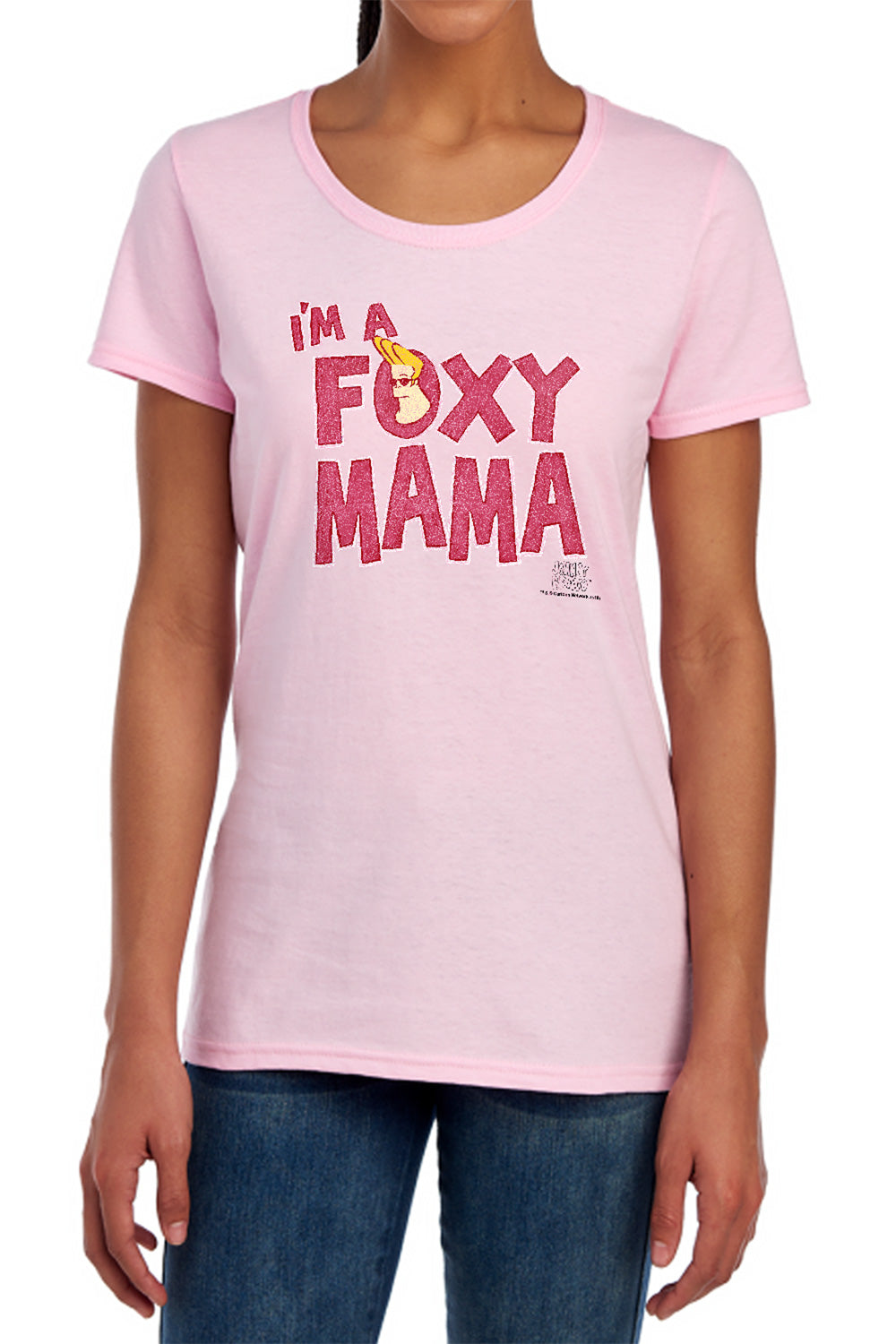 Johnny Bravo Foxy Mama Womens T-Shirt