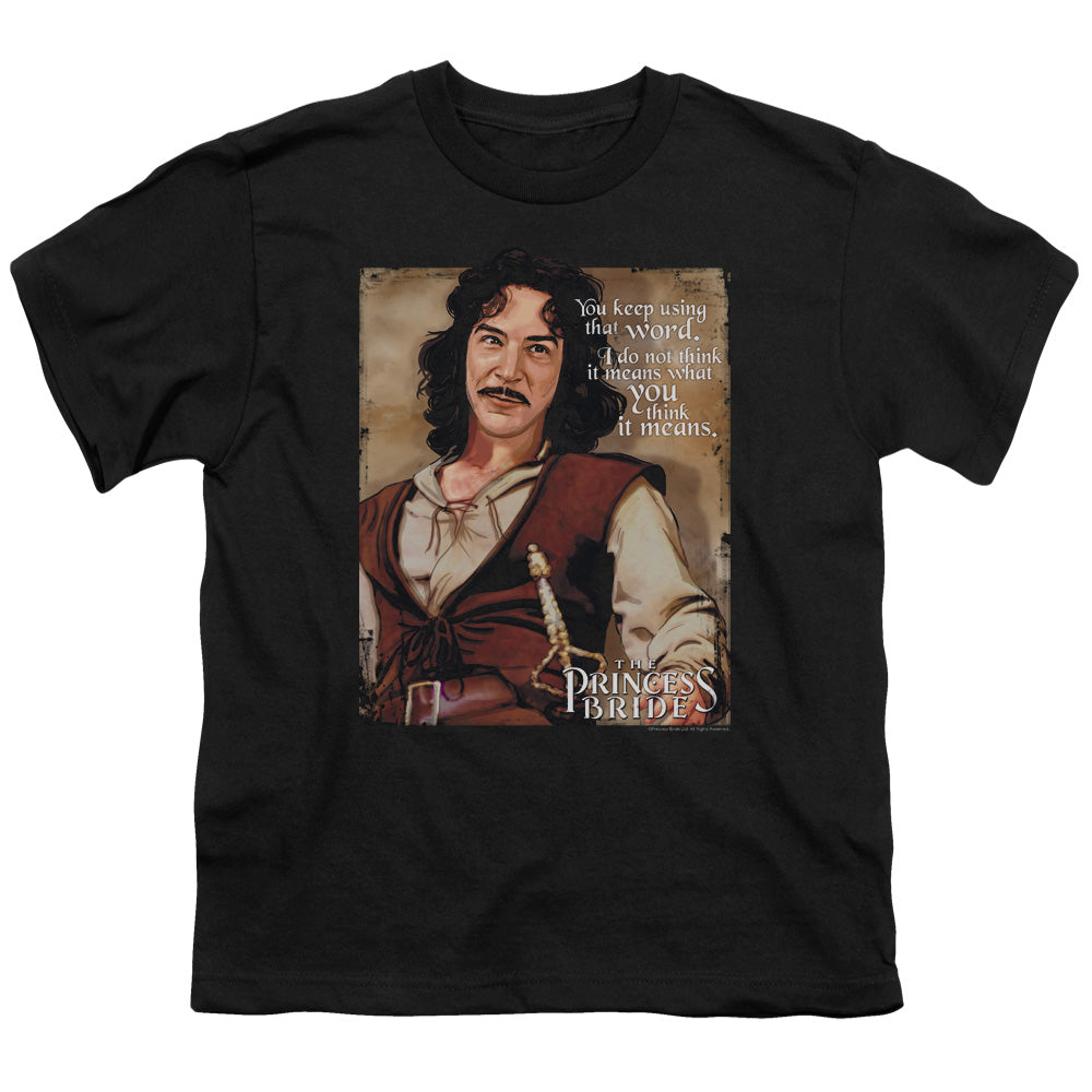 The Princess Bride Word Black Youth/Toddler T-Shirt