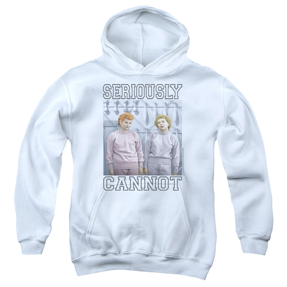 I Love Lucy Seriously Cannot Youth Hoodie