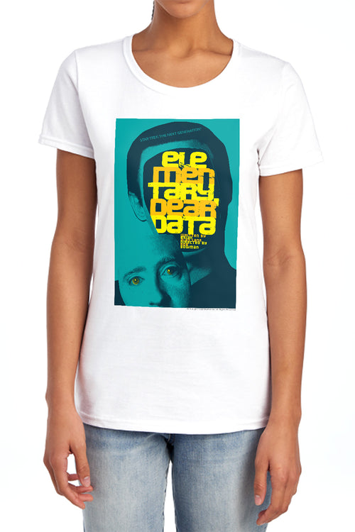 Star Trek Elementary Dear Data Womens T-Shirt