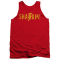 Shazam! Flat Logo Tank Top