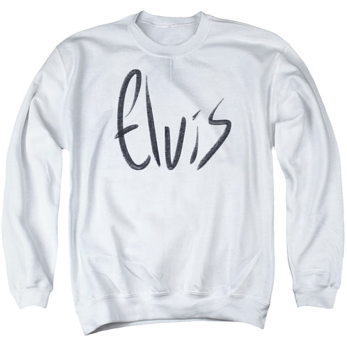Elvis Presley Sketchy Name Crewneck Sweatshirt