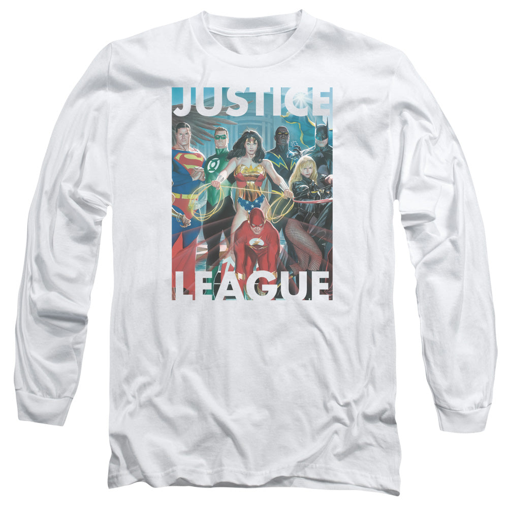 DC Comics Hall Of Justice Long Sleeve T-Shirt