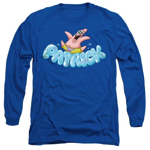 Spongebob Squarepants Happy Go Lucky Patrick Long Sleeve T-Shirt