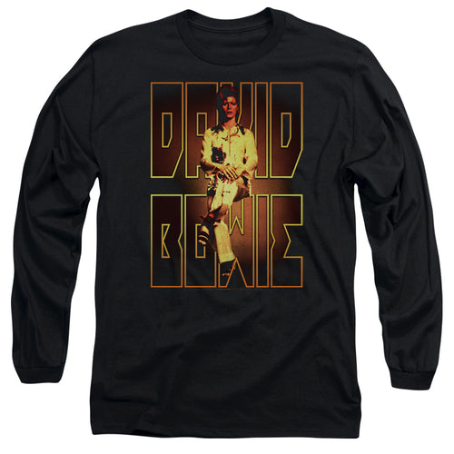 David Bowie Perched Long Sleeve T-Shirt