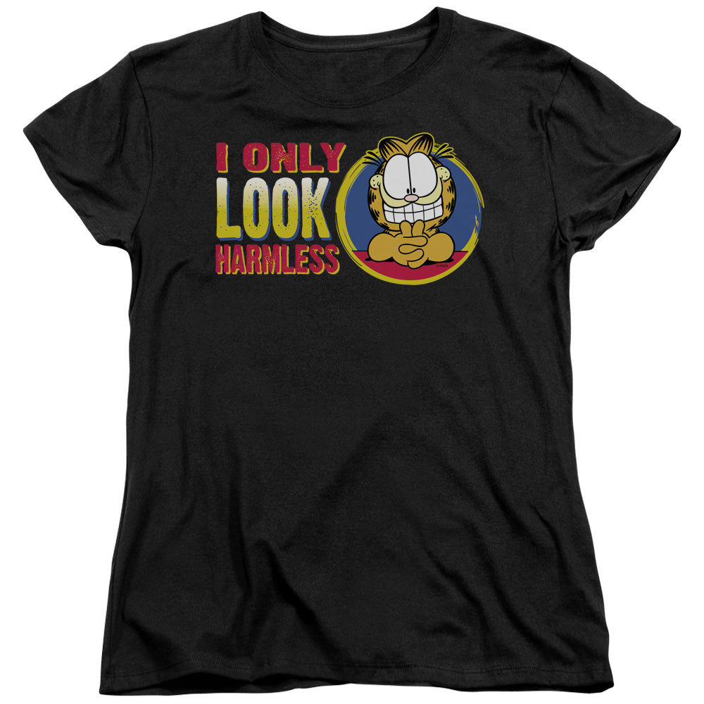 Garfield I Only Look Harmless Womens T-Shirt