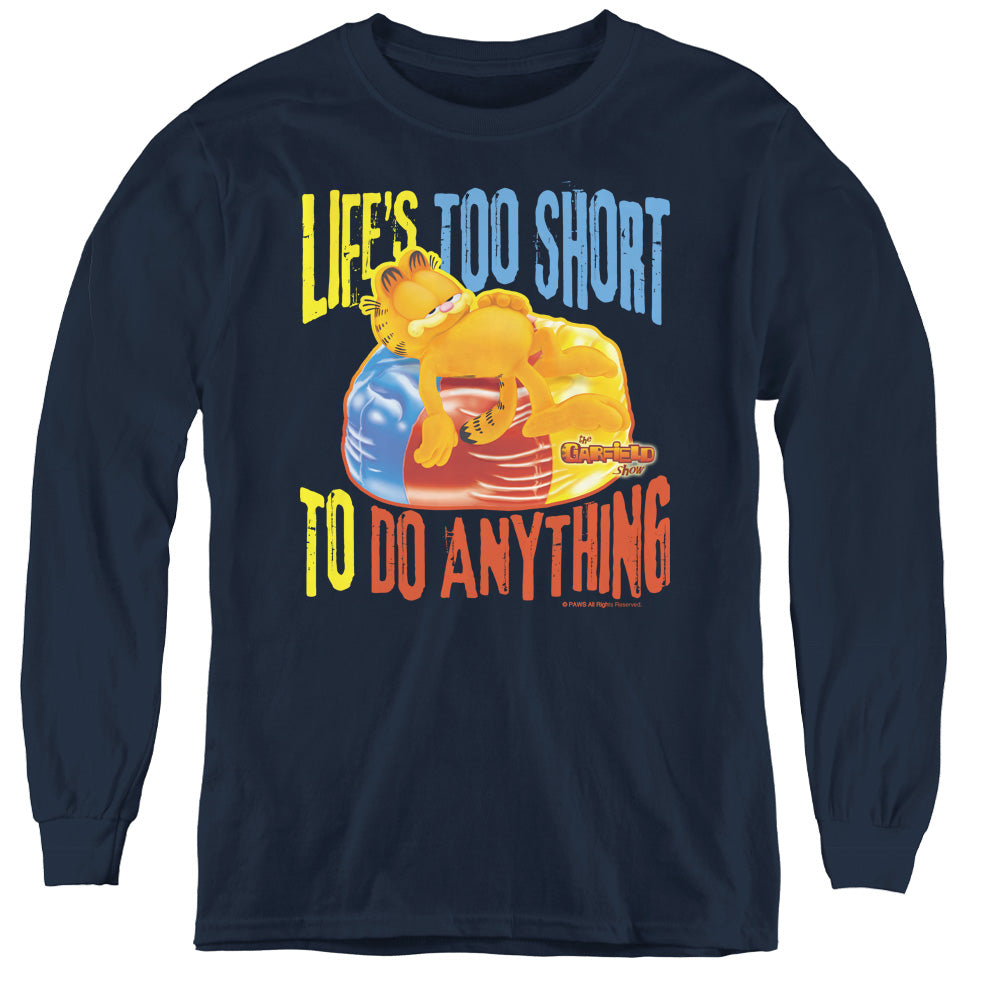 Garfield Too Short Youth Long Sleeve T-Shirt