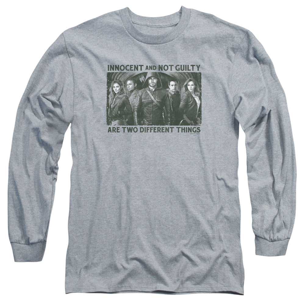 Arrow Innocent and Not Guilty Long Sleeve T-Shirt