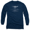 Batman v Superman Bw Logo Long Sleeve T-Shirt