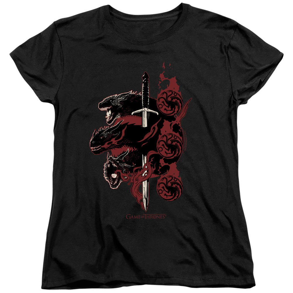 Game of Thrones Targaryen Dragons Womens T-Shirt