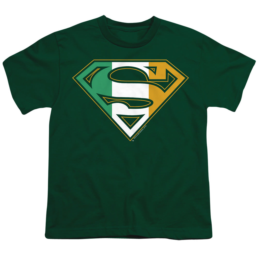 Superman Irish Shield Hunter Green Youth/Toddler T-Shirt
