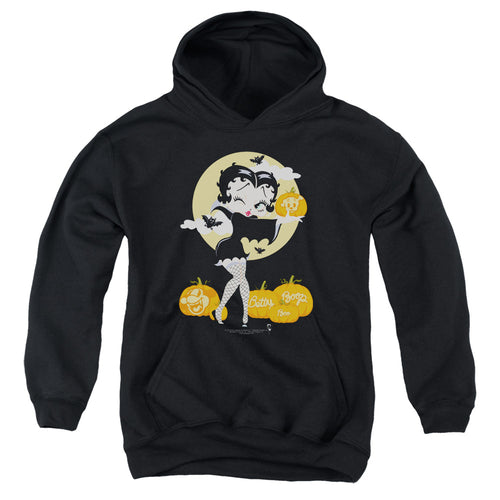 Betty Boop Vamp Pumpkins Youth Hoodie