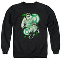 Justice League Gl In Action Crewneck Sweatshirt