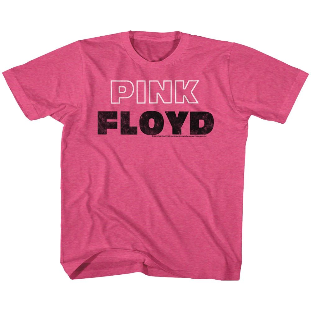 Pink Floyd Pink and White Outline Youth/Toddler T-Shirt