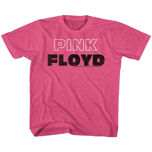 Pink Floyd Pink and White Outline Youth/Toddler T-Shirt
