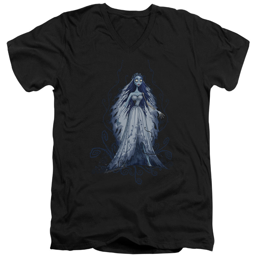 Corpse Bride Vines V-Neck T-Shirt