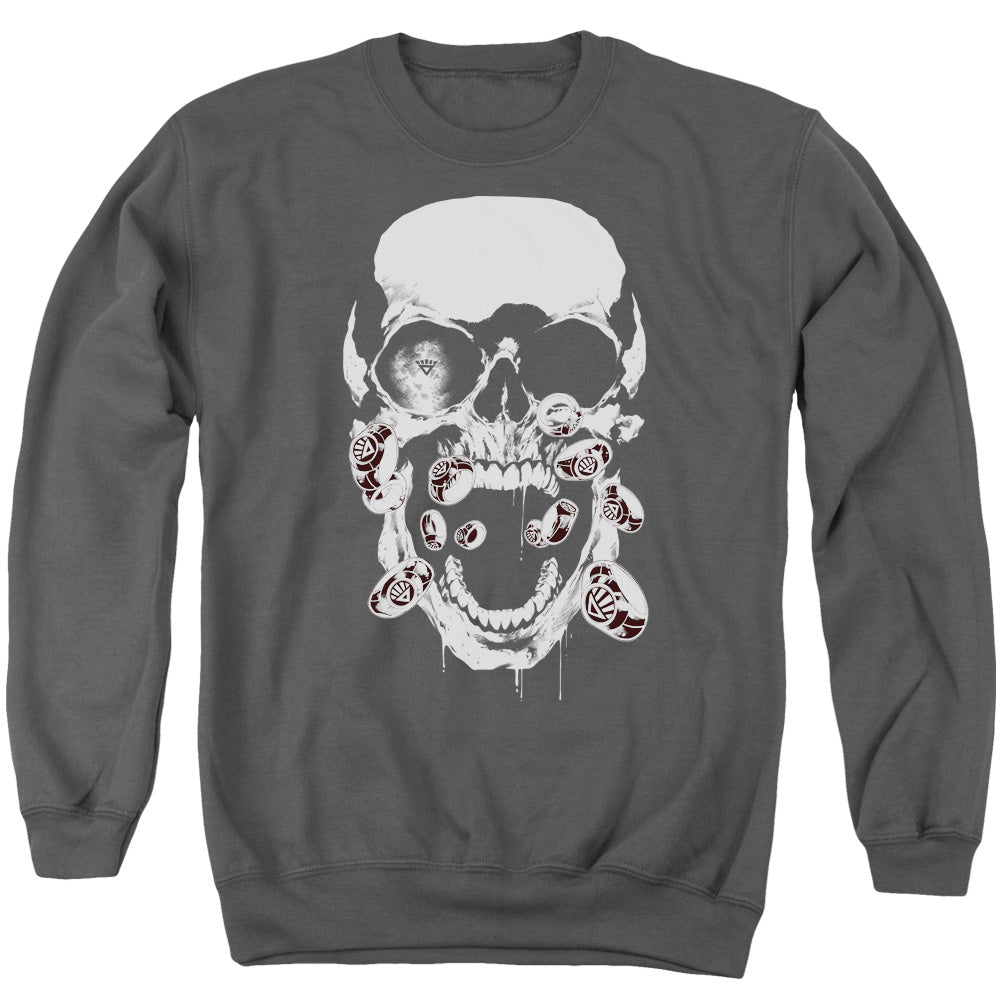 Green Lantern Black Lantern Skull Crewneck Sweatshirt