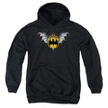 Batman Bat Wings Logo Youth Hoodie