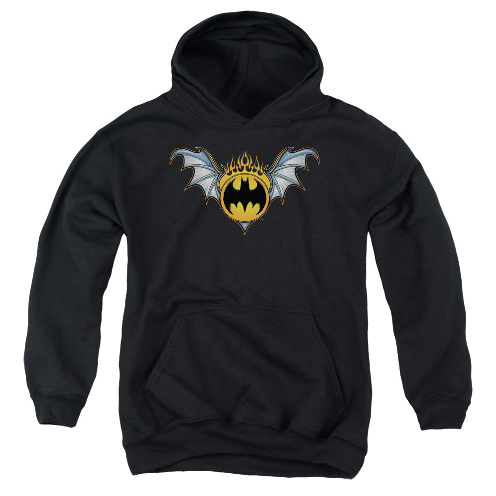 Batman Bat Wings Logo Youth Hoodie