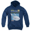 Star Trek Enterprise Owners Workshop Manual Youth Hoodie