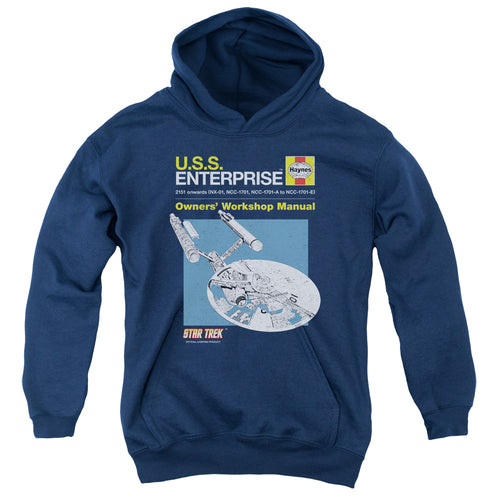 Star Trek Enterprise Owners Workshop Manual Youth Hoodie
