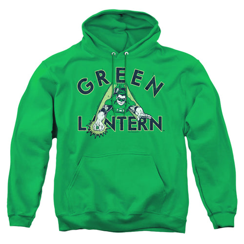 Green Lantern In Flight Pullover Hoodie