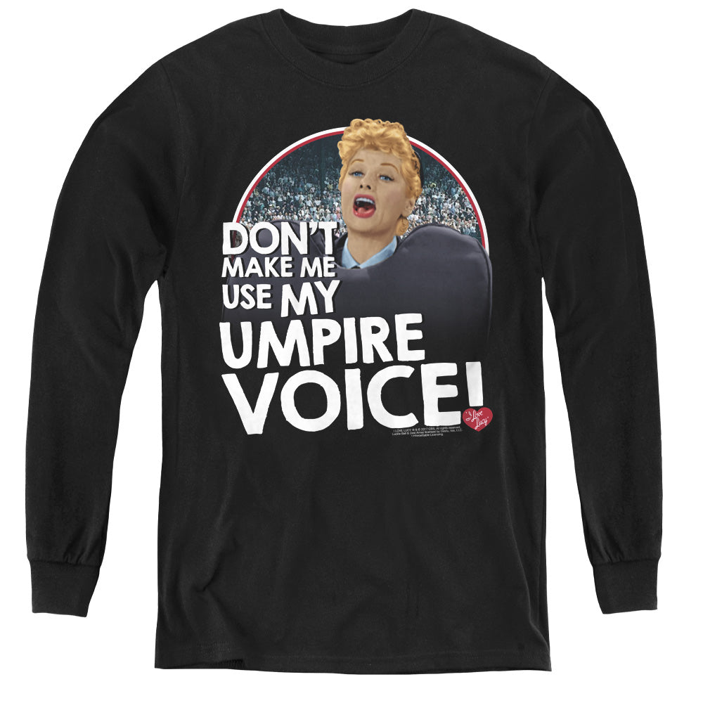 I Love Lucy Umpire Youth Long Sleeve T-Shirt