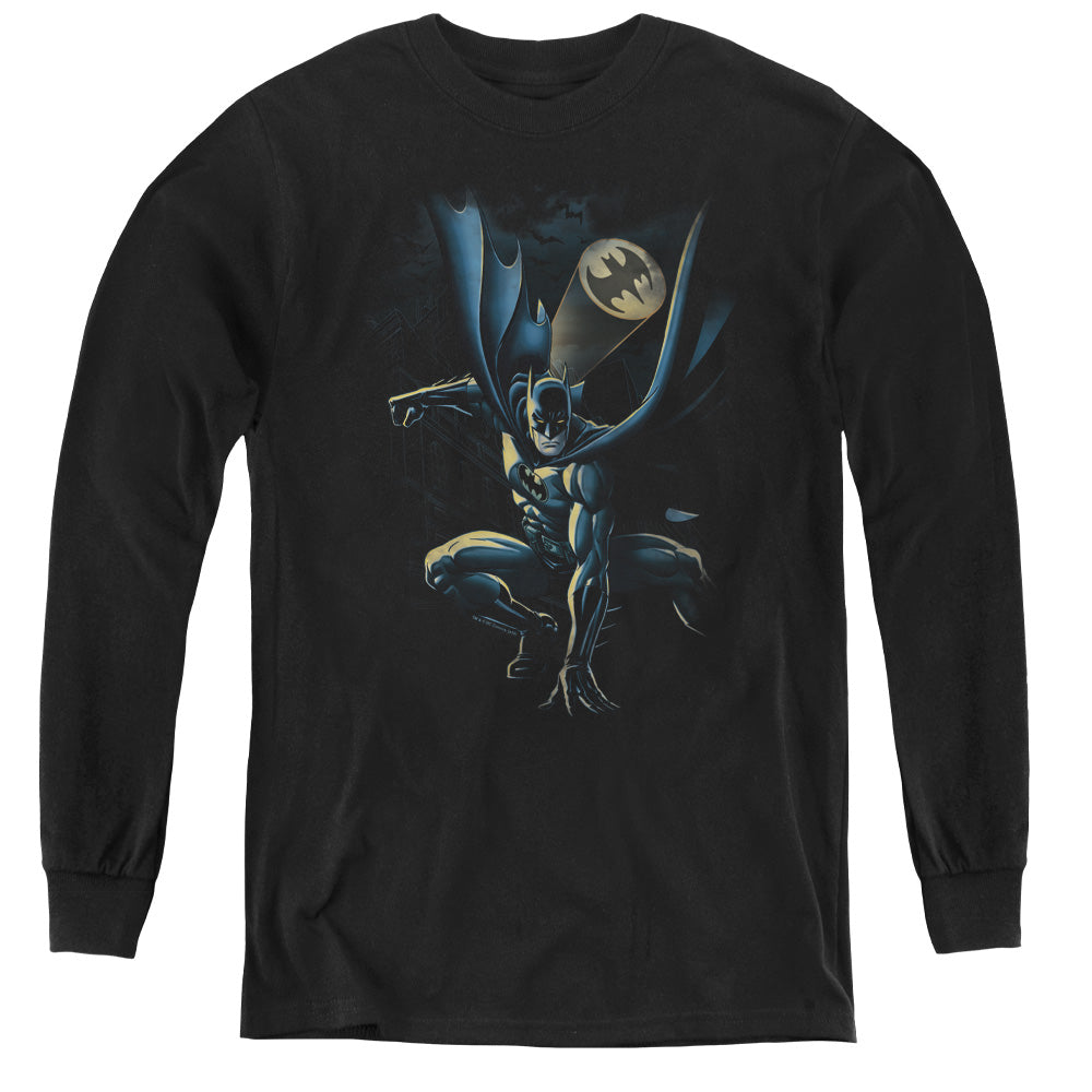 Batman Calling All Bats Youth Long Sleeve T-Shirt