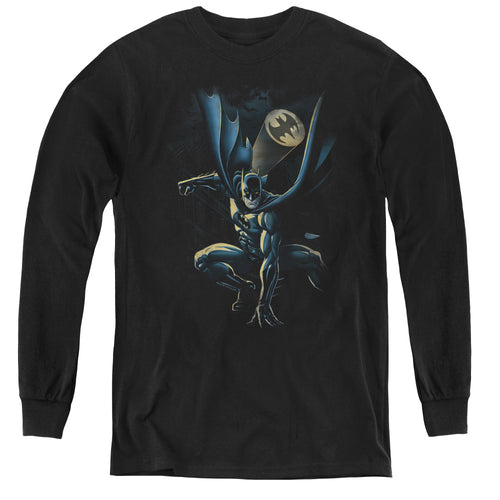 Batman Calling All Bats Youth Long Sleeve T-Shirt