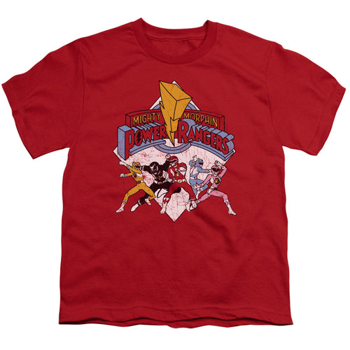 Mighty Morphin Power Rangers Retro Rangers Youth/Toddler T-Shirt