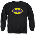 Batman Bm Neon Distress Logo Crewneck Sweatshirt