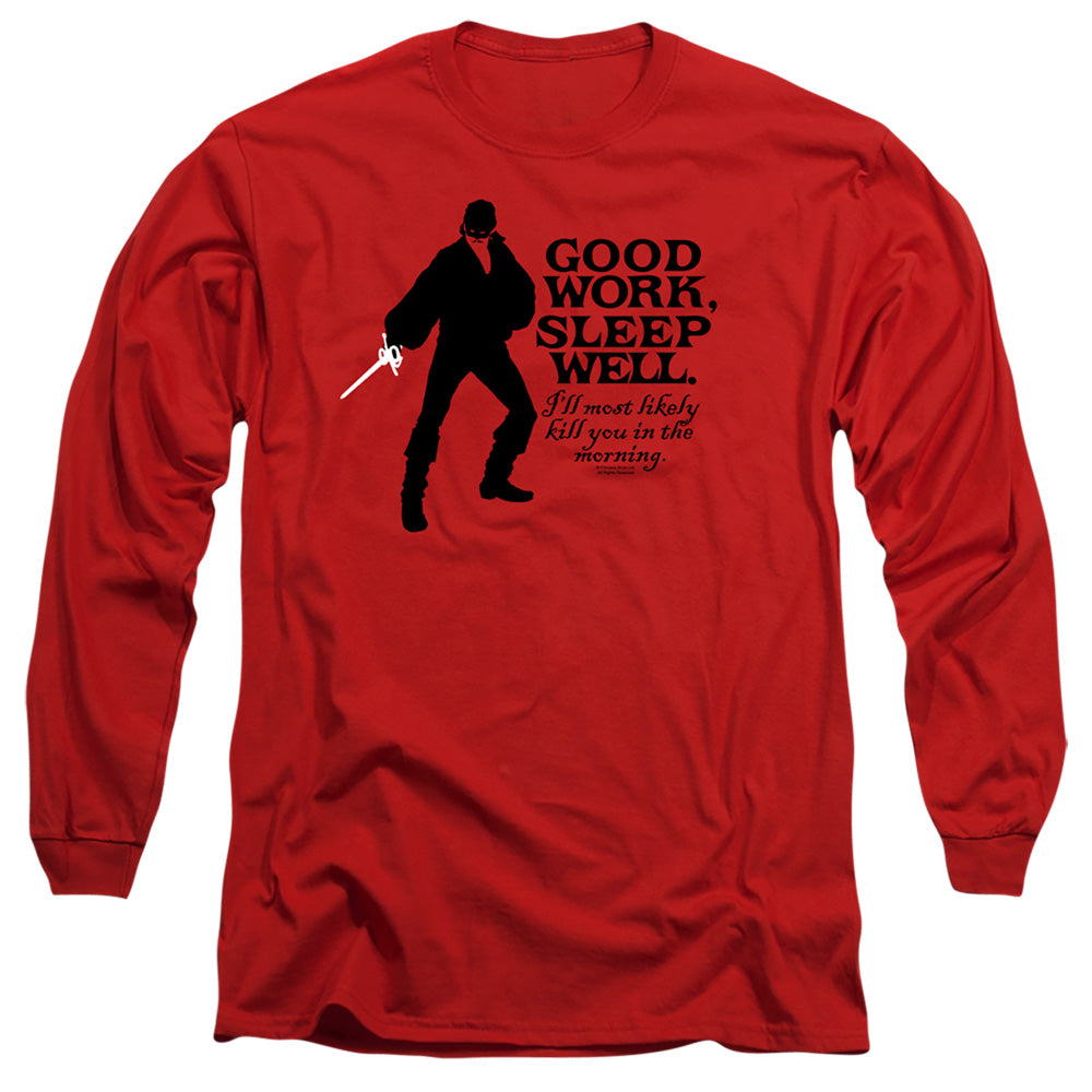 The Princess Bride Good Work Red Long Sleeve T-Shirt