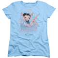 Betty Boop Pink Champagne Pink Womens T-Shirt